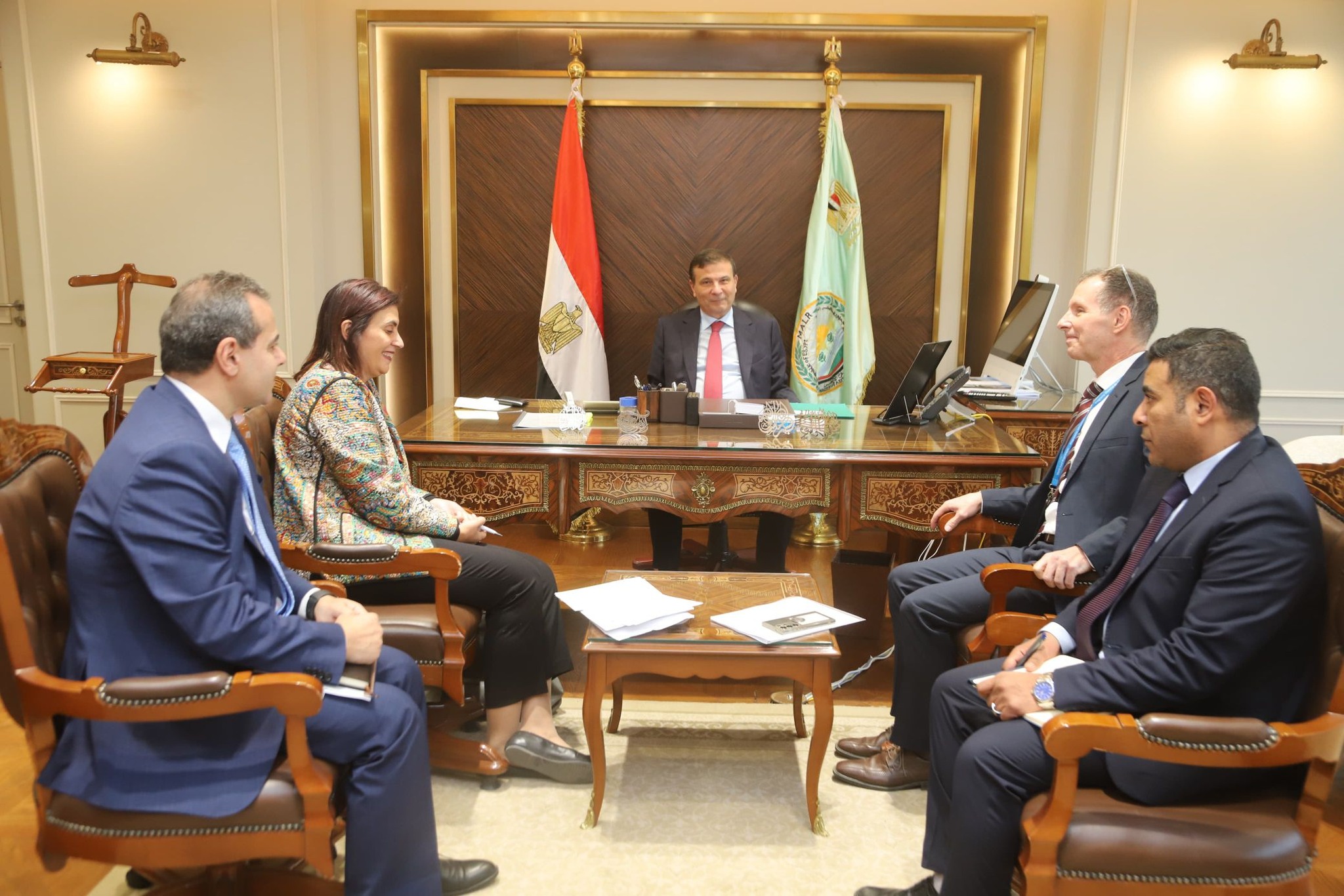 وزير الزراعة يتابع مع مدير برنامج الغذاء العالمي